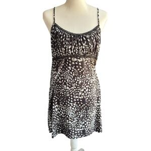 Apt. 9 Intimates Black & White Animal Print Slip Dress 🖤